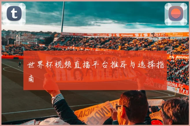 世界杯视频直播平台推荐与选择指南